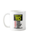 Work 100 % fun mugs