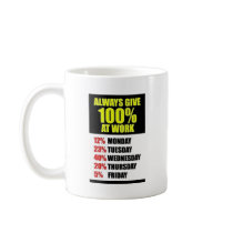 Work 100 % fun mugs by oskikarhu Work 100 % fun mugs