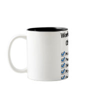 Work at Home Checklist mug