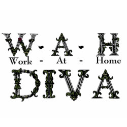 Work-At-Home Diva Layered Tee shirt