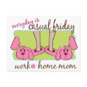 Work at Home Mom postcards