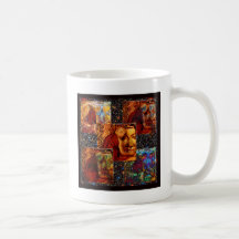 WORK ETERNAL WITH THE BUDDHA COFFEE MUGS