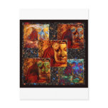 WORK ETERNAL WITH THE BUDDHA POST CARDS