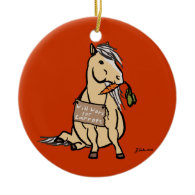 Work For Carrots Christmas Tree Ornament