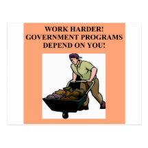 work for the government post cards