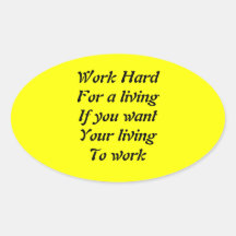 Work hard stickers