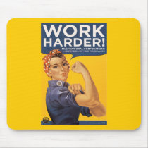 Work Harder! Corporations need your bailout money! mousepads by strk3 Work Harder! Corporations need your bailout money! mousepads
