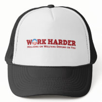 Work Harder Trucker Hats