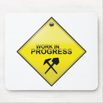 Work in Progress mousepads by awk101 Work in Progress mousepads