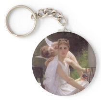 Work Interrupted, William-Adolphe Bouguereau Keychain