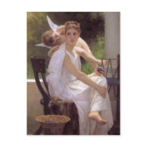 Work Interrupted, William-Adolphe Bouguereau Post Card