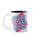 Work Is Love Made Visible Mug