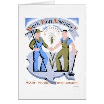 Work Pays America 1939 WPA cards