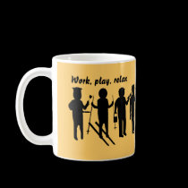 Work, Play, Relax Mug mugs