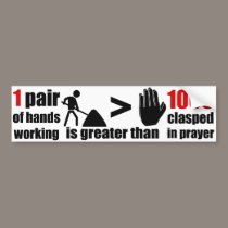 Work > Prayer Phrase - Bumper Sticker bumper stickers