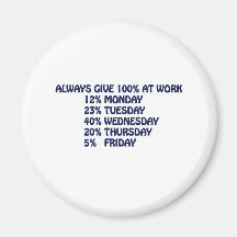 WORK REFRIGERATOR MAGNETS