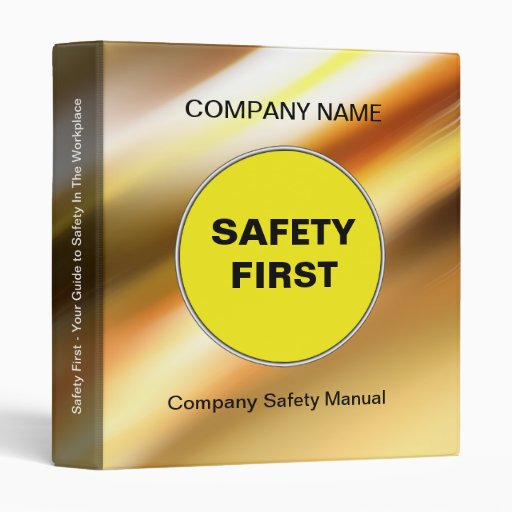 Work Safety Binder Zazzle