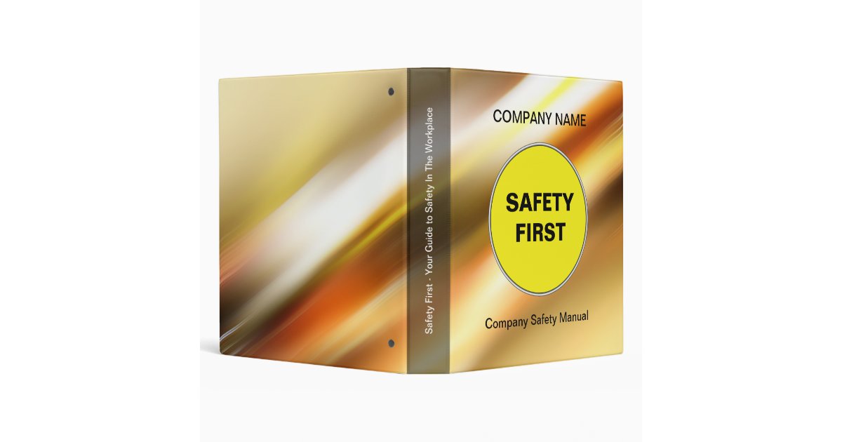 Work Safety Binder Zazzle
