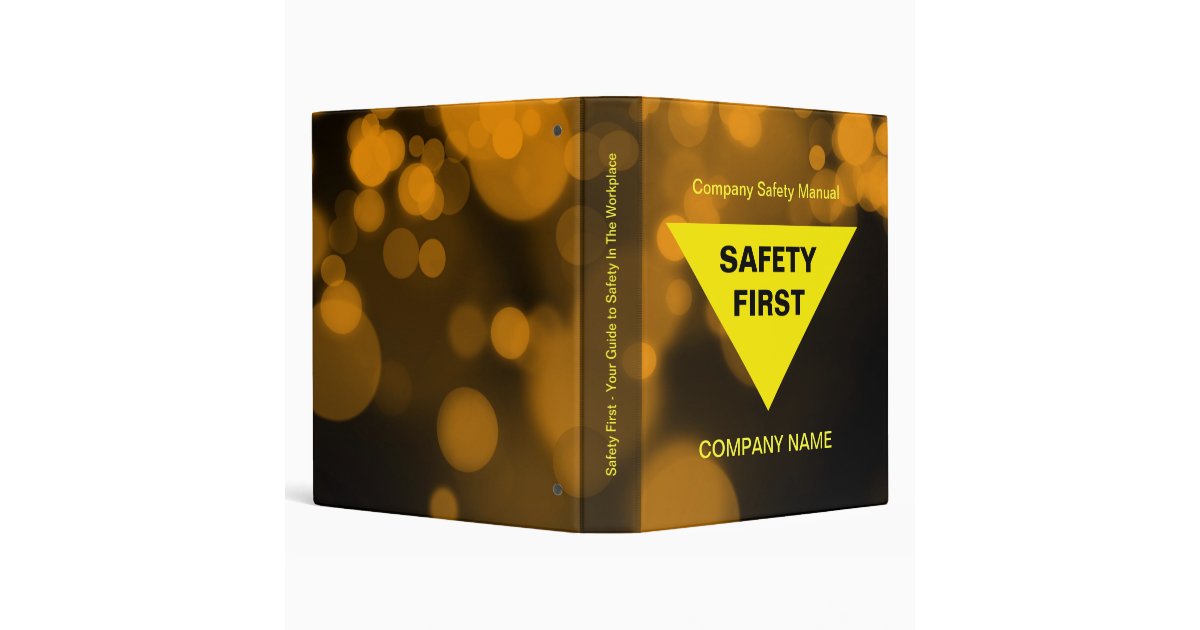 Work Safety Binder Zazzle