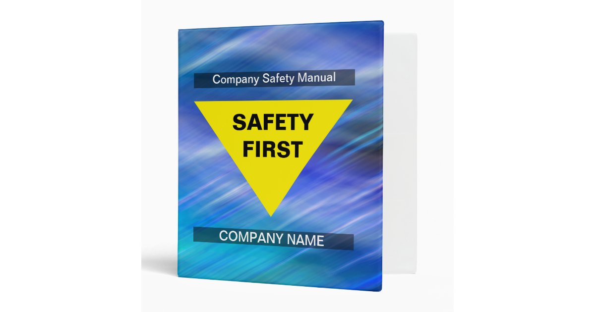 Work Safety Binder Zazzle