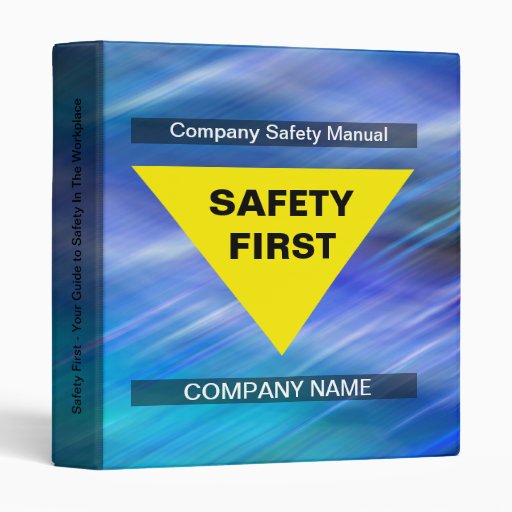 Work Safety Binder Zazzle