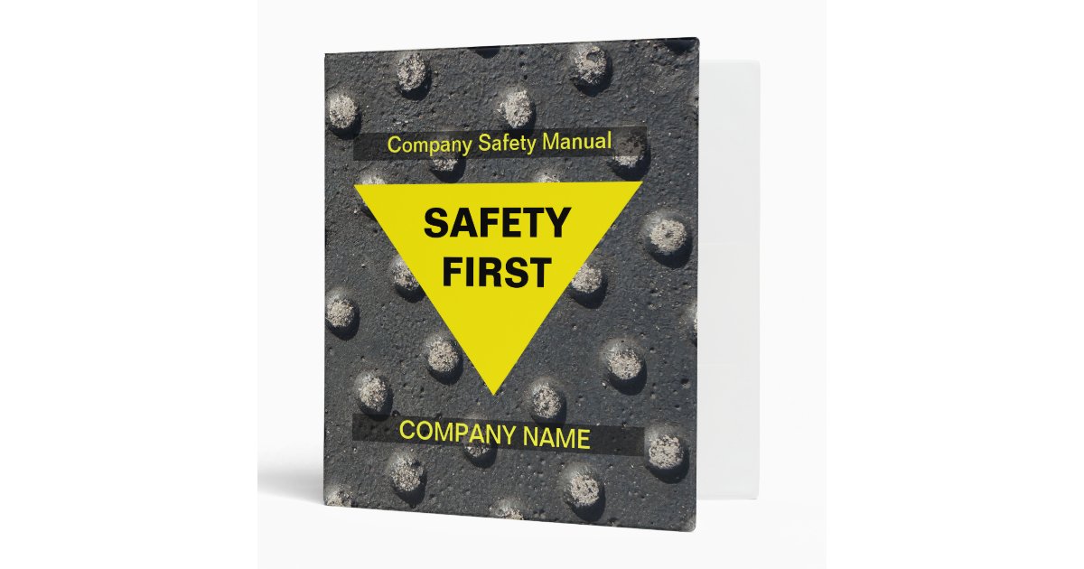 Work Safety Binder Zazzle