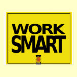 Work Smart! postcards