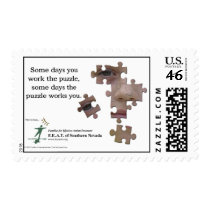 Work the Puzzle postage postage by featsonv Work the Puzzle postage postage