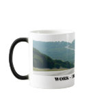 "Work - this is why" morphing mug