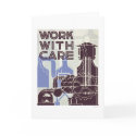 Work With Care 1937 WPA cards