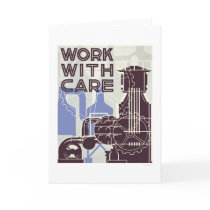 Work With Care 1937 WPA cards