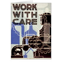 Work With Care Card by akaJUSTIN Work With Care Card