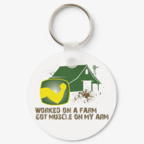 Worked on a Farm keychains by CityRoyalty Worked on a Farm keychains