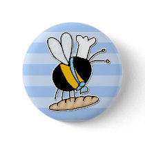 worker bee - baker buttons