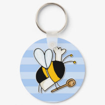 worker bee - chef keychains