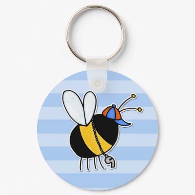 worker bee - coach keychain by cfkaatje
