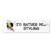 worker bee - hairdresser bumper stickers
