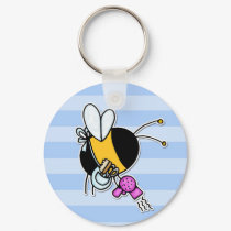 worker bee - hairdresser keychains by cfkaatje worker bee - hairdresser keychains