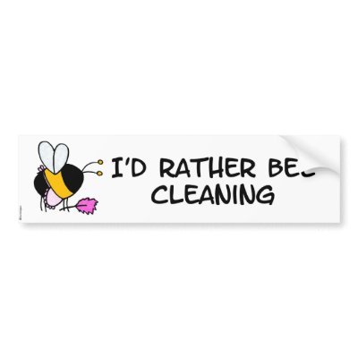 worker bee - maid bumper sticker by cfkaatje