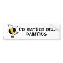 worker bee - painter bumper stickers by cfkaatje worker bee - painter bumper stickers