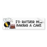 worker bee - pastry chef bumper stickers