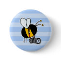 worker bee - photographer buttons