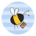 worker bee - preacher stickers by cfkaatje worker bee - preacher stickers