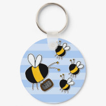 worker bee - teacher keychains by cfkaatje worker bee - teacher keychains