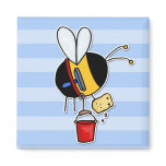 worker bee - window cleaner magnets