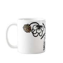 worker bee with clover mug
