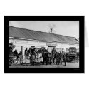 Workers in Front of the Ambulance Shop 1865 cards