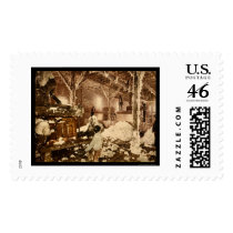 Workers Inside the Cotton Gin in Dahomey, MS 1898 postage by lc_vintagephotos Workers Inside the Cotton Gin in Dahomey, MS 1898 postage