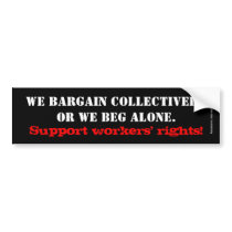 Workers Rights Bumper Sticker