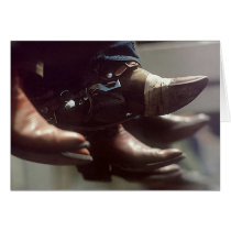Working Boots Greeting Card